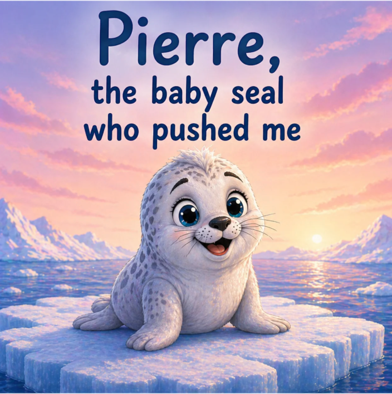 Pierre, the baby seal who pushed me — book cover